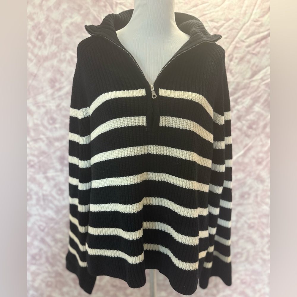 H&M Quarter-zip Sweater